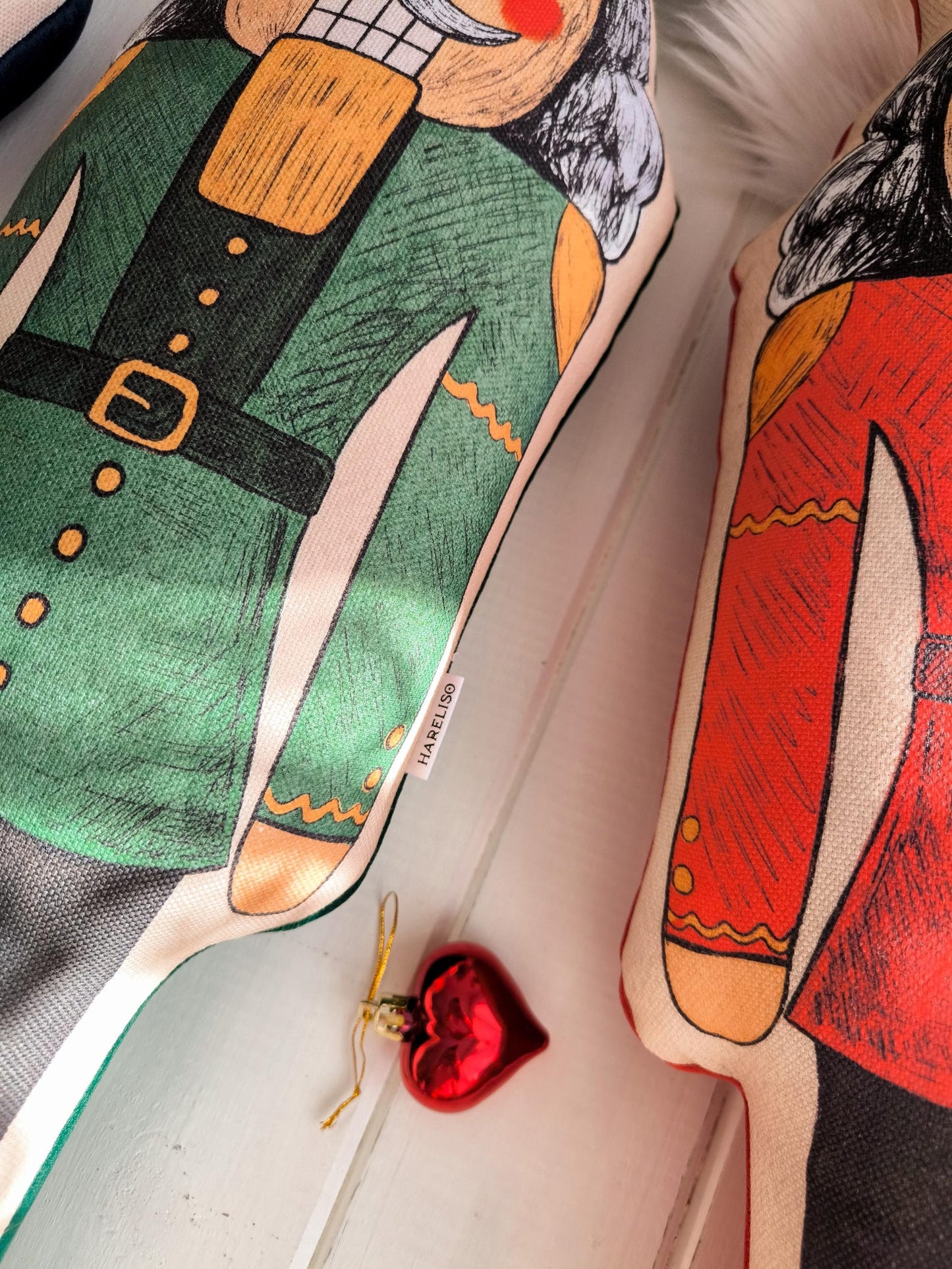 Blue Nutcracker Cushion