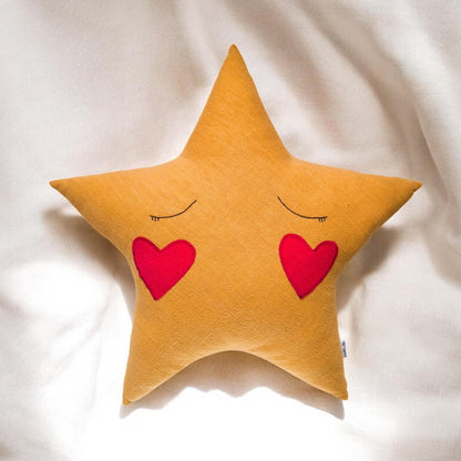 Linen Star Cushion