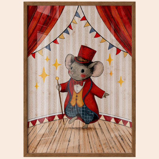 Circus Mouse Poster