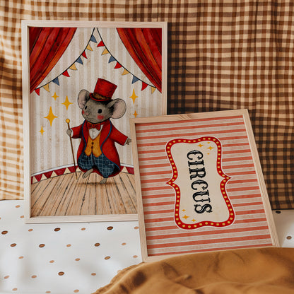 Circus Mouse Poster