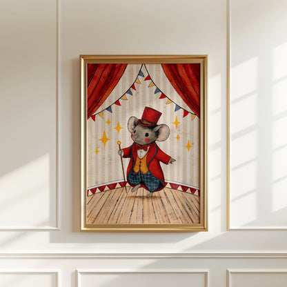 Circus Mouse Poster