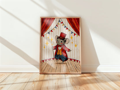 Circus Mouse Poster