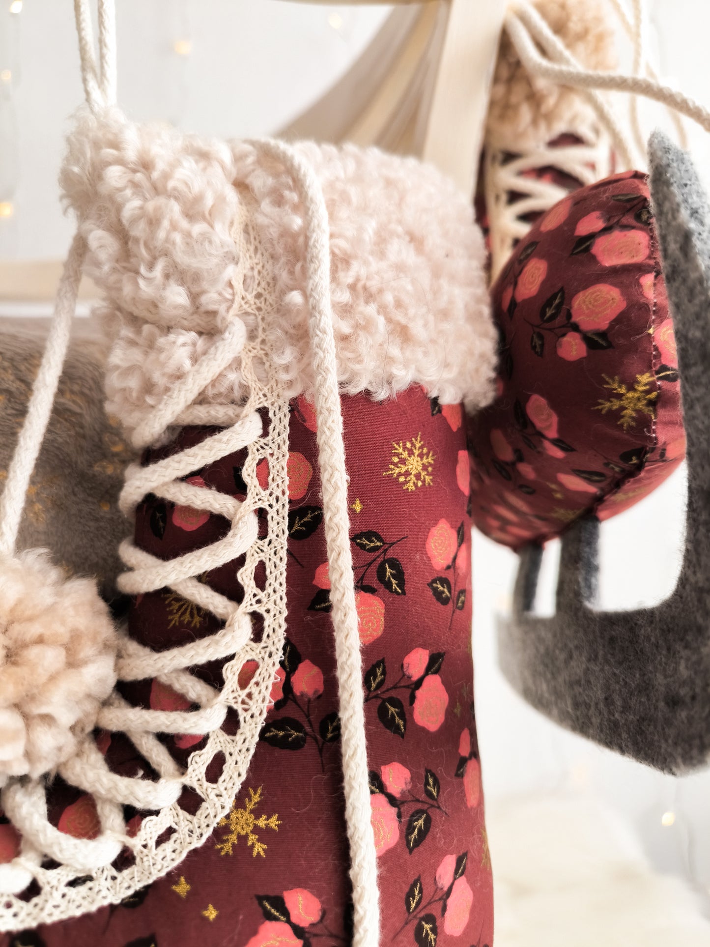 Ice Skates Wall Hanging