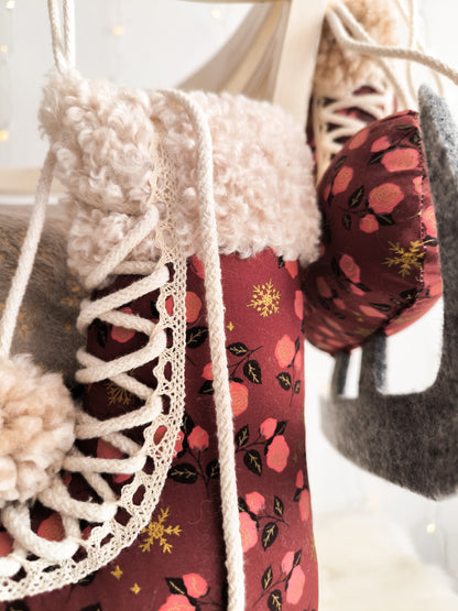 Ice Skates Wall Hanging