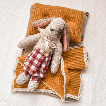 Heirloom Bunny Oscar + Mini Bedding Set