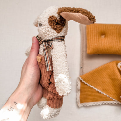 Heirloom Bunny Toby + Mini Bedding Set