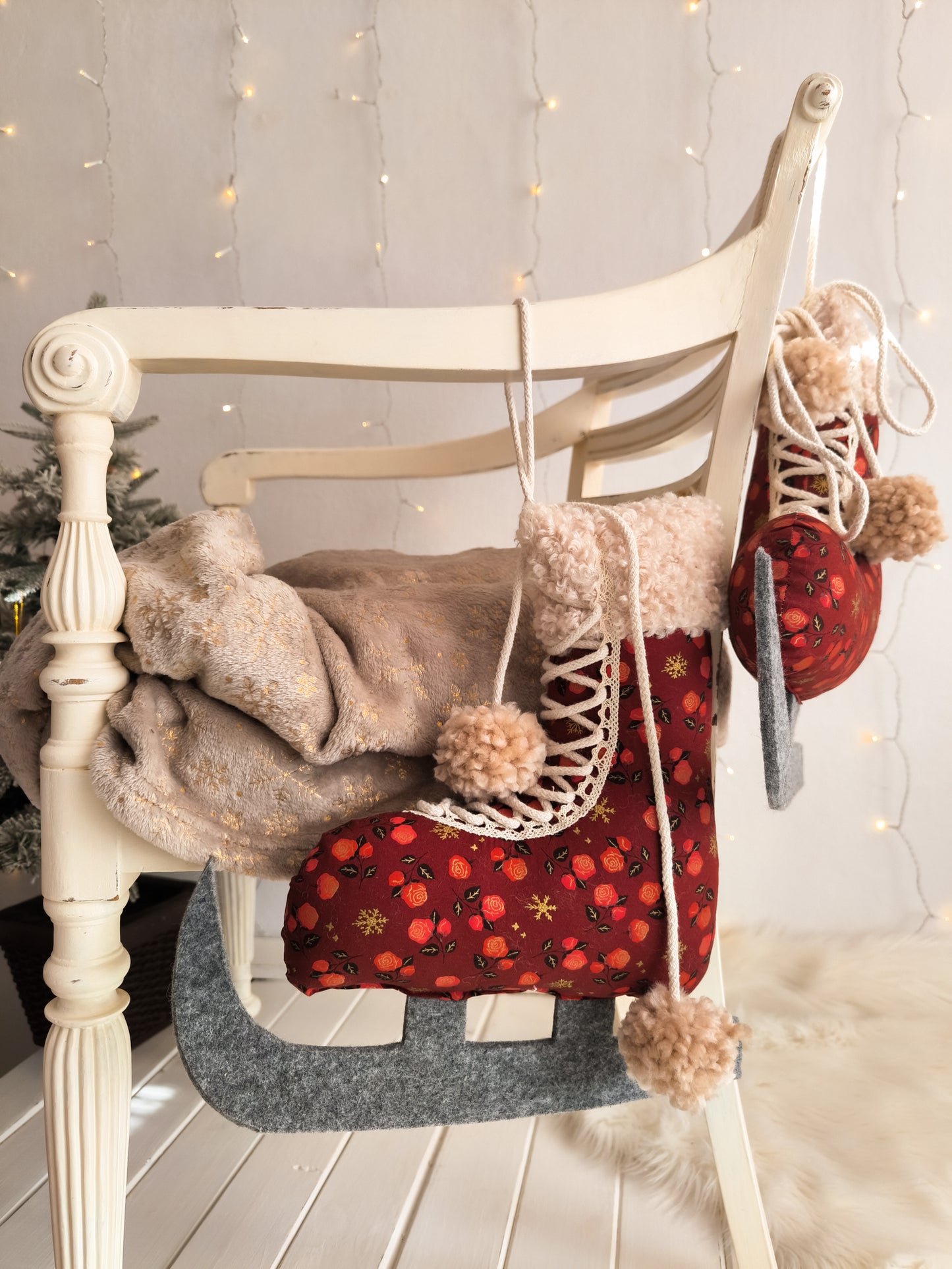 Ice Skates Wall Hanging