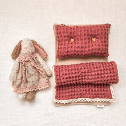 Heirloom Bunny Lucy + Mini Bedding Set