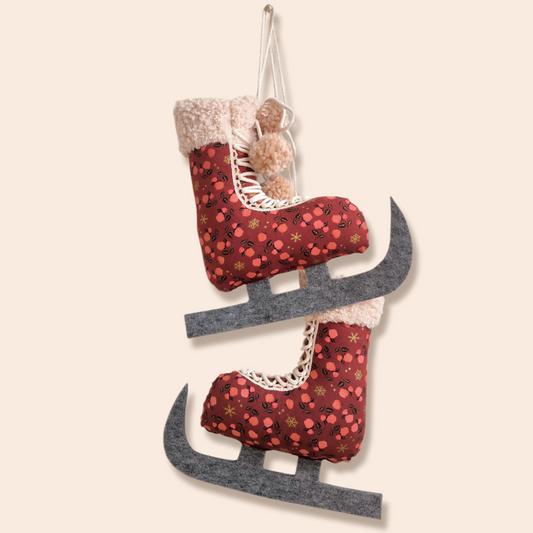 Ice Skates Wall Hanging