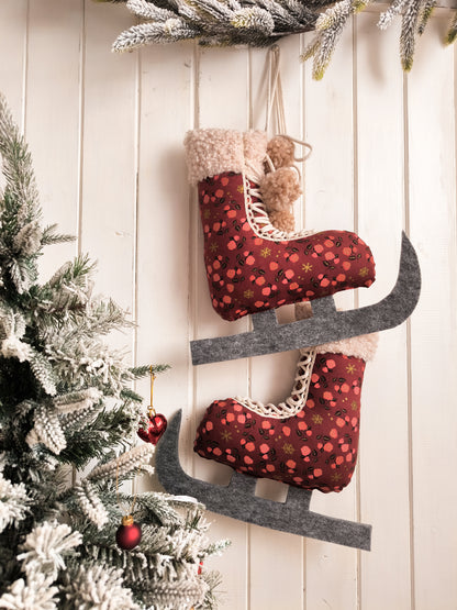 Ice Skates Wall Hanging