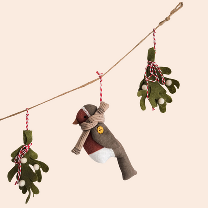 Birds & Mistletoe Garland