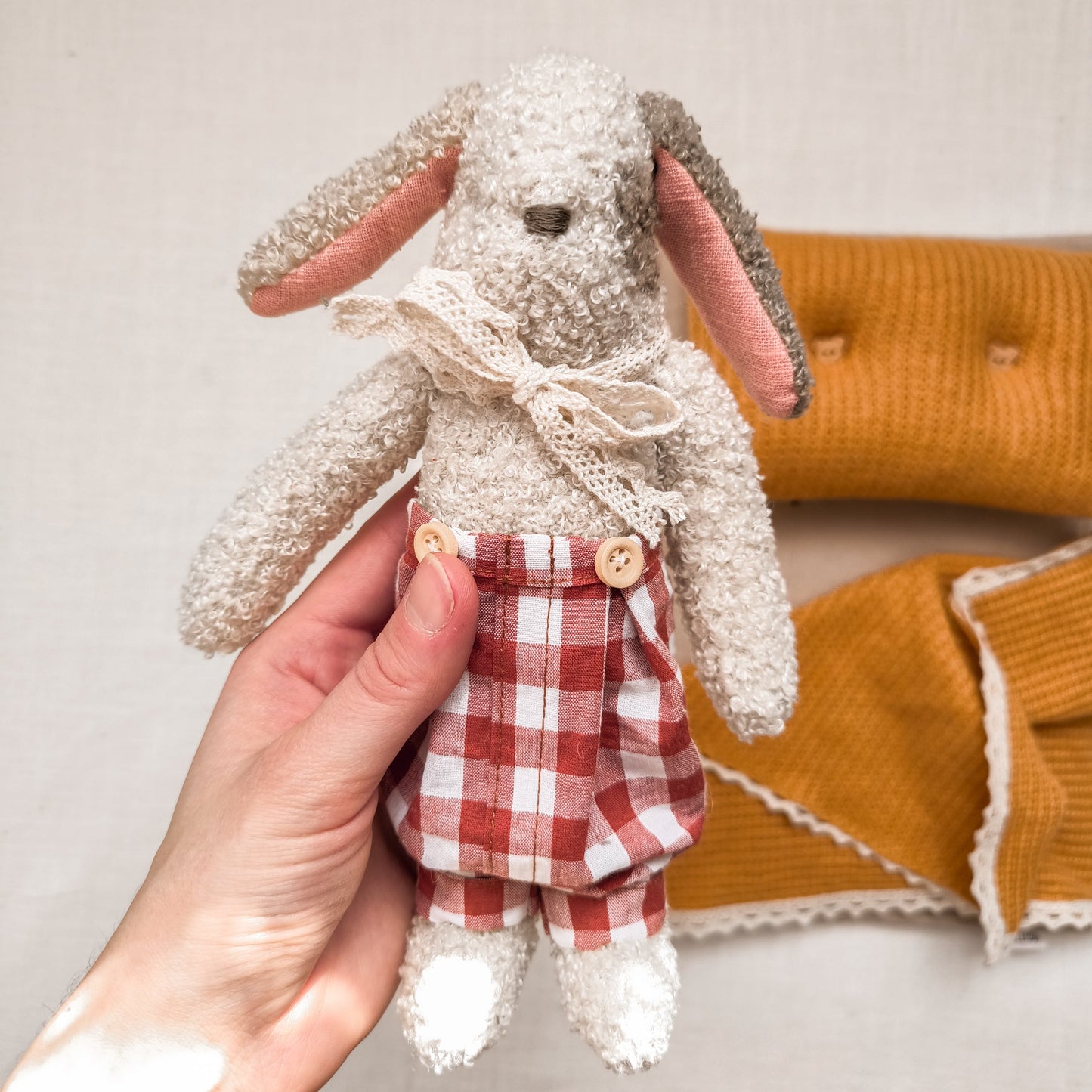 Heirloom Bunny Oscar + Mini Bedding Set