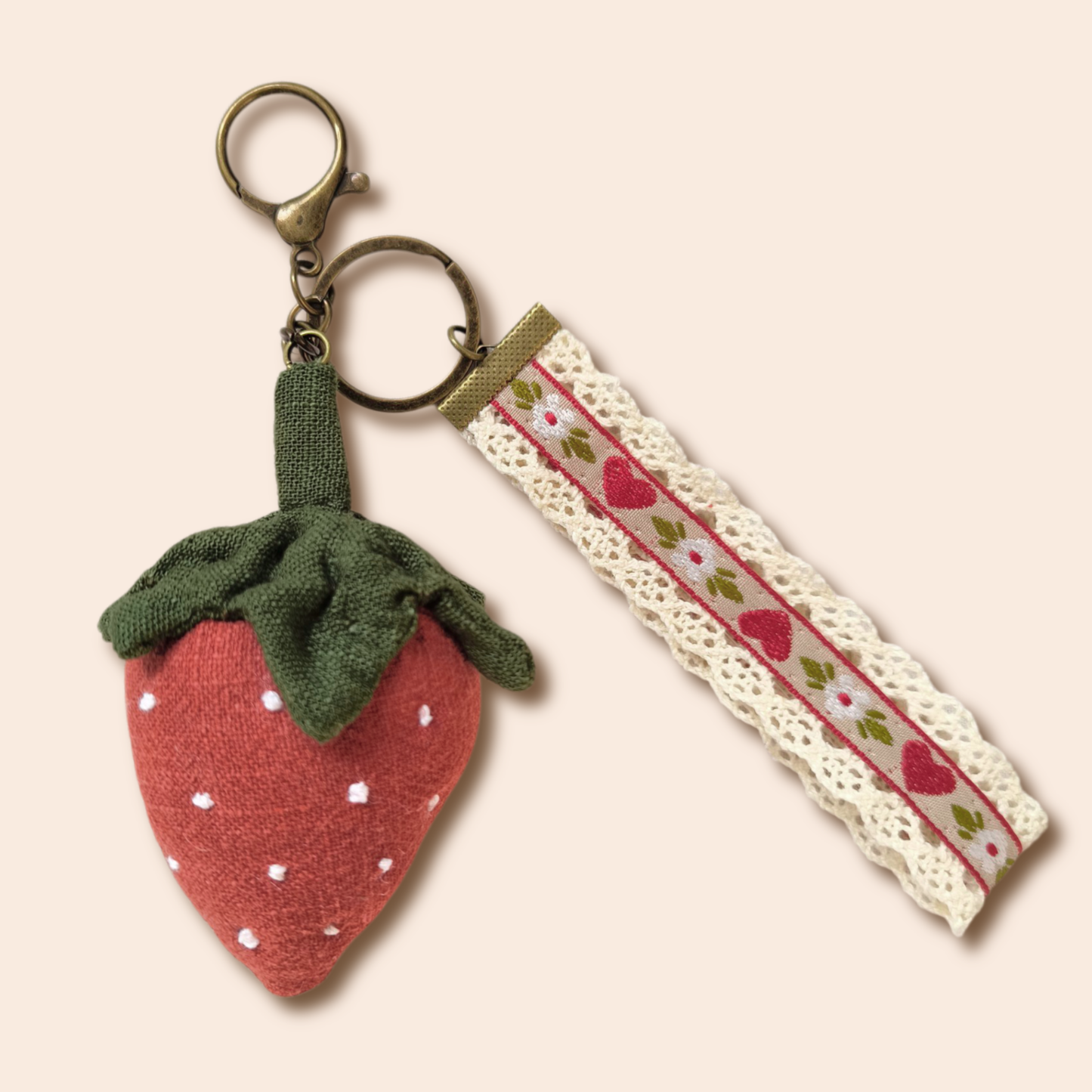 Strawberry Keychain