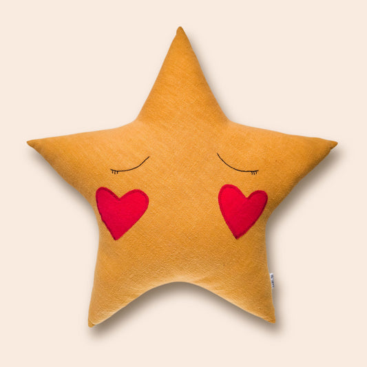Linen Star Cushion