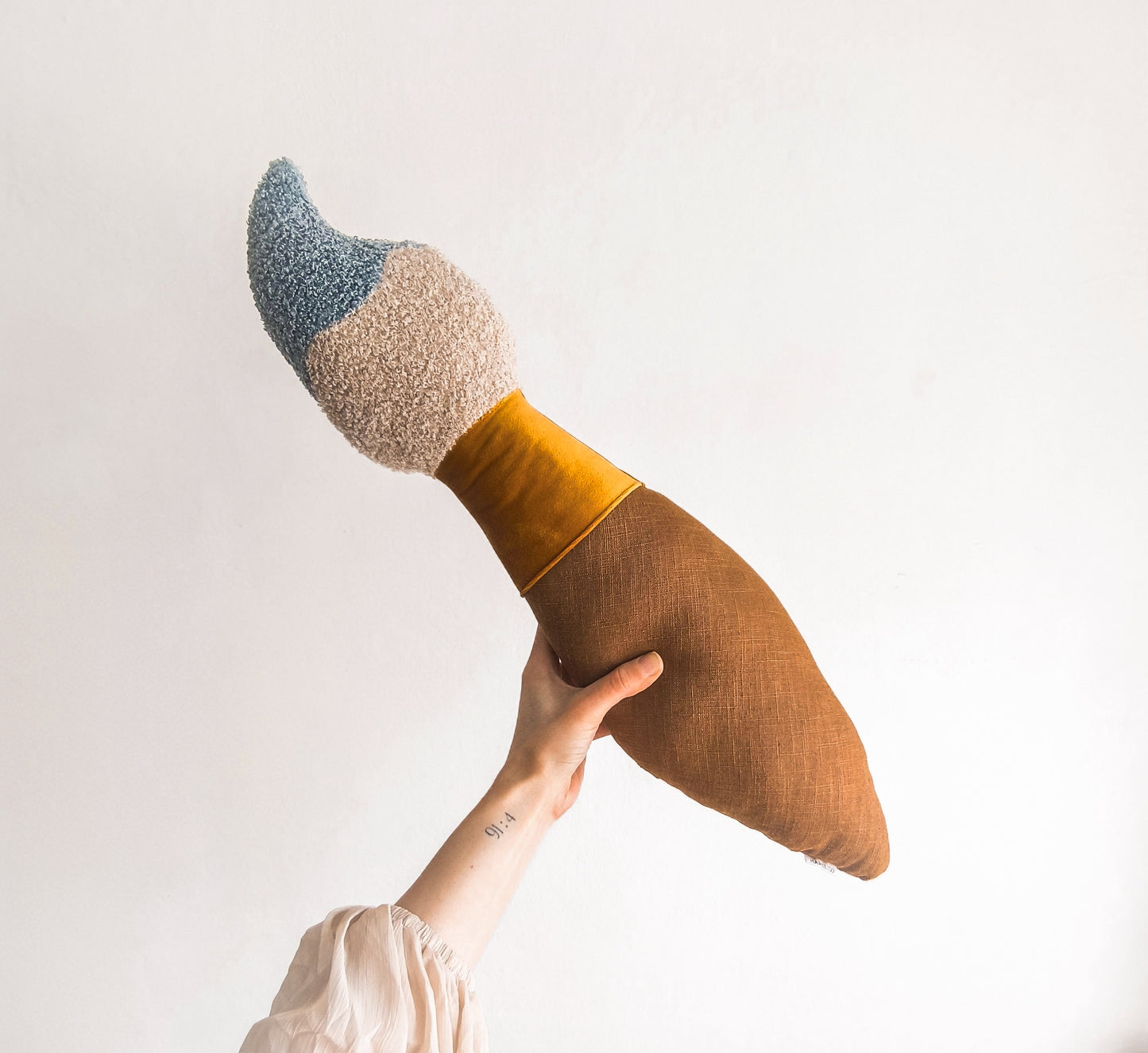 Linen Paintbrush Cushion