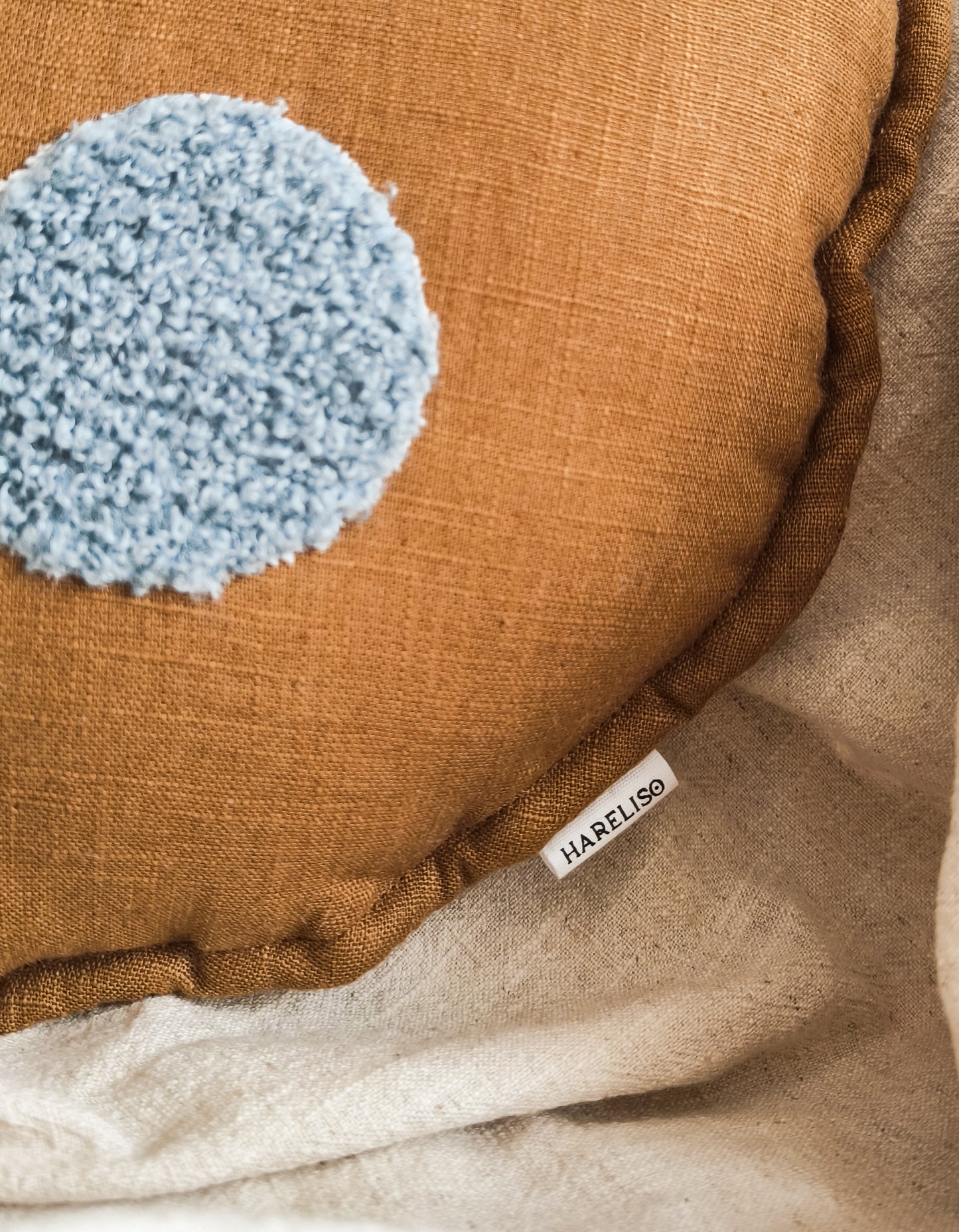 Linen Paint Palette Pillow