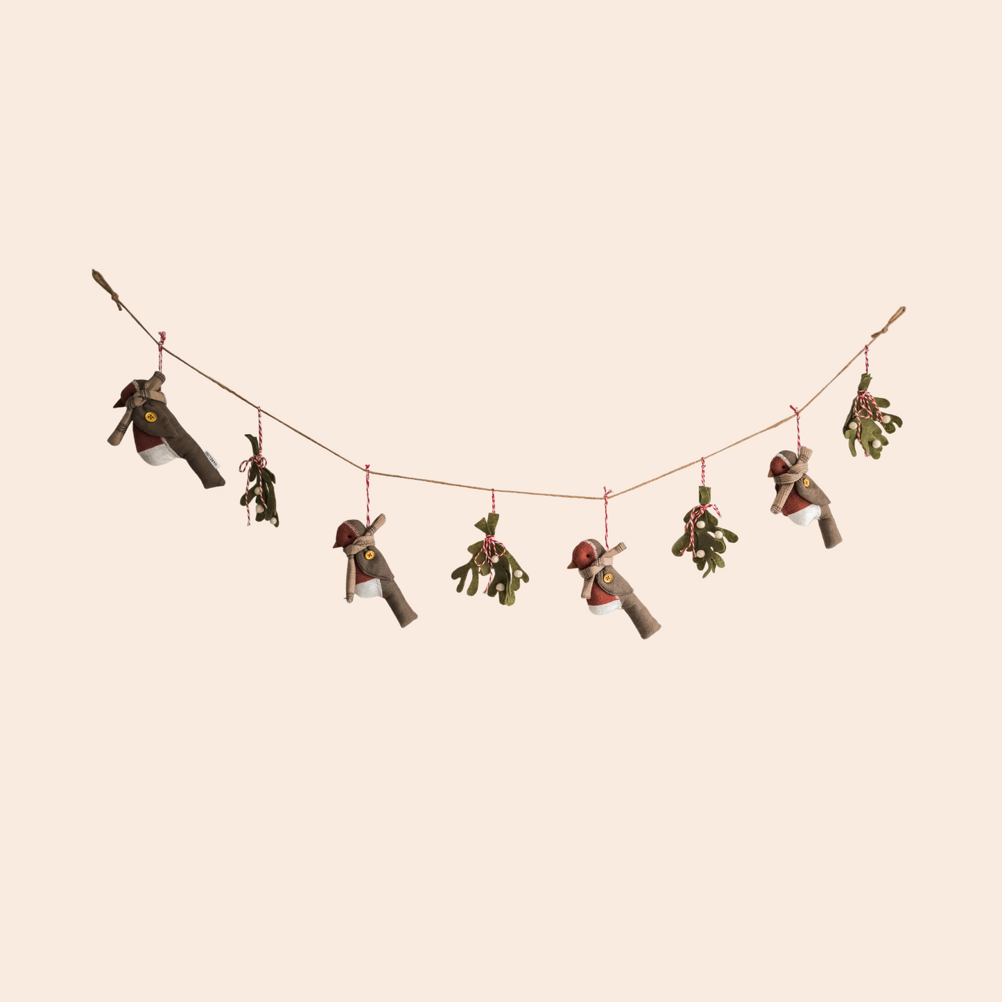 Birds & Mistletoe Garland