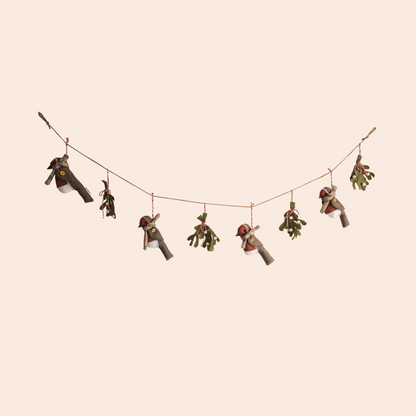 Birds & Mistletoe Garland