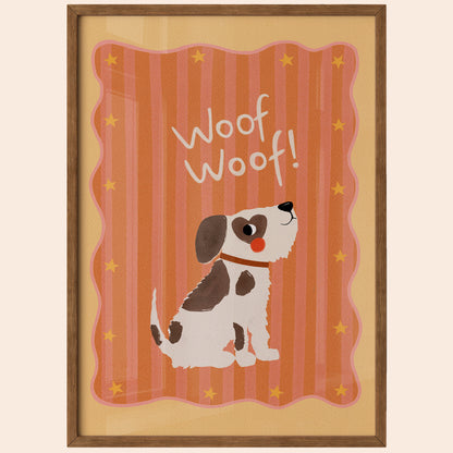 Woof Woof! Puppy Poster
