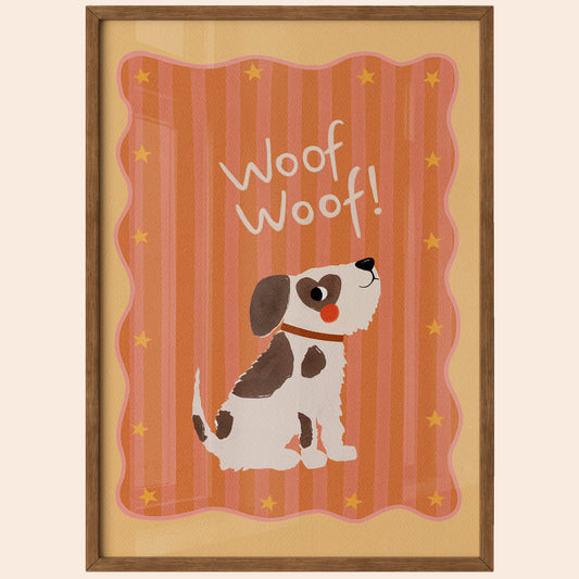 Woof Woof! Puppy Poster