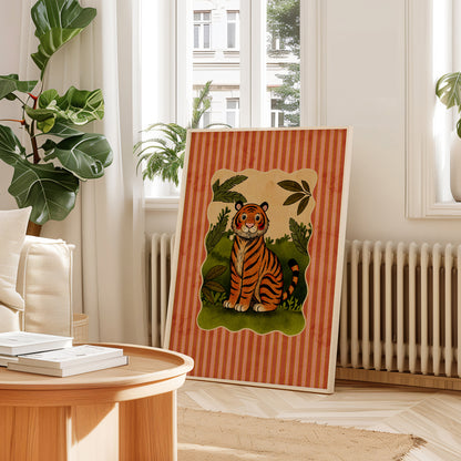 Tiger in the Jungle Poster