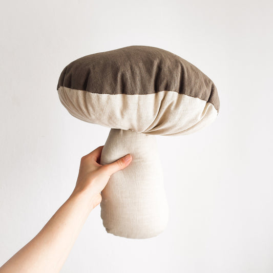 Linen Mushroom Cushion